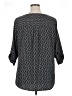 Croft & Barrow 100% Polyester Black 3/4 Sleeve Blouse Size 1X - photo 2