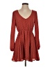 Forever 21 Polka Dots Red Casual Dress Size S - photo 1