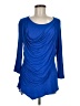 Rendezvous Blue 3/4 Sleeve Top Size M - photo 1