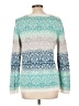 St. John's Bay Print Teal Pullover Sweater Size L - photo 2