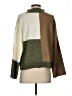 Blu Pepper Color Block Brown Pullover Sweater Size XS - photo 2
