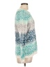 St. John's Bay Print Teal Pullover Sweater Size L - photo 4