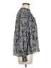 Cinq à Sept 100% Polyester Paisley Gray Long Sleeve Blouse Size M - photo 4