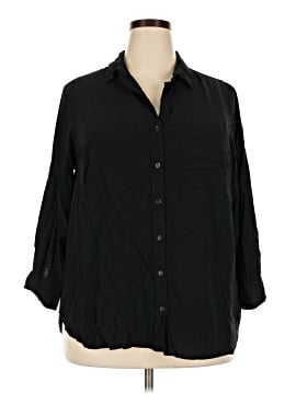 Velvet Heart 3/4 Sleeve Button-Down Shirt (view 1)