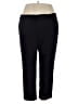 Chaps Solid Black Active Pants Size 22 - photo 1