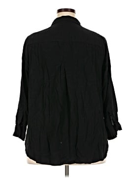 Velvet Heart 3/4 Sleeve Button-Down Shirt (view 2)