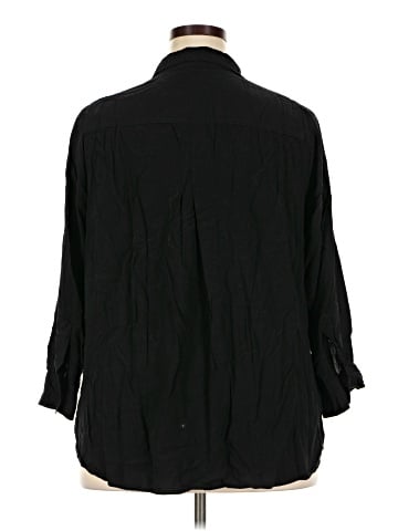 Velvet Heart 3/4 Sleeve Button-Down Shirt (view 2)