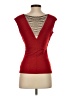 Iz Byer 100% Polyester Red Sleeveless Blouse Size S - photo 2