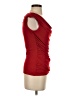 Iz Byer 100% Polyester Red Sleeveless Blouse Size S - photo 4
