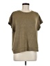 See and Be Seen Tan Short Sleeve Top Size M - photo 1