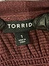 Torrid Burgundy Short Sleeve Blouse Size 1X Plus (1) - photo 7