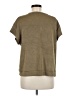 See and Be Seen Tan Short Sleeve Top Size M - photo 2