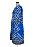 Studio One Print Blue Casual Dress Size XL - photo 5