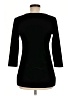 Chico's 100% Polyester Black 3/4 Sleeve Top Size M (estimated) - photo 2