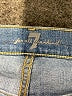 7 For All Mankind Hearts Blue Jeans Size 28 waist - photo 4