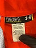 Under Armour 100% Polyester Solid Orange Athletic Shorts Size L (youth) - photo 3