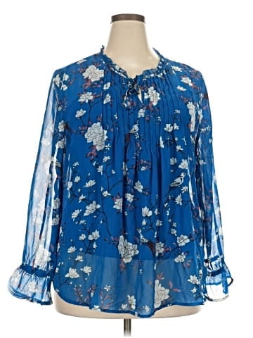 Liz Claiborne Career Long Sleeve Blouse (view 1)