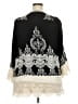 Solitaire 100% Rayon Ivory Black Jacket Size 2X - photo 2