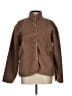Avalanche 100% Recycled Polyester Solid Brown Faux Fur Jacket Size L - photo 1