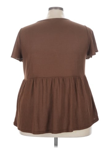 Agnes Orinda Short Sleeve Henley (view 2)
