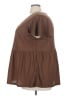Agnes Orinda Brown Short Sleeve Henley Size 3X - photo 5