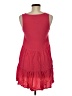 True Craft 100% Rayon Red Casual Dress Size XS - photo 2