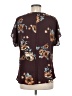 Weston 100% Polyester Brown Short Sleeve Blouse Size M - photo 2