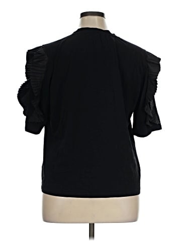 ELOQUII Elements Short Sleeve Turtleneck (view 2)