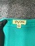 Lily White 100% Polyester Teal 3/4 Sleeve Blouse Size L - photo 7