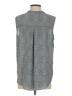 Elle 100% Polyester Gray Sleeveless Blouse Size S - photo 2