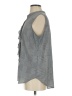 Elle 100% Polyester Gray Sleeveless Blouse Size S - photo 5