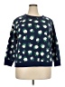 Draper James 100% Cotton Floral Blue Pullover Sweater Size 2X - photo 1