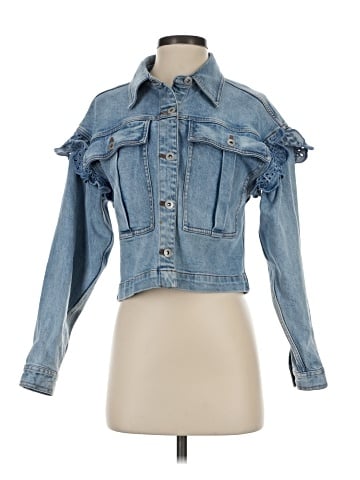 Something Navy Denim Jacket (view 1)