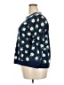 Draper James 100% Cotton Floral Blue Pullover Sweater Size 2X - photo 5