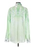 Only 100% Polyester Green Long Sleeve Blouse Size S - photo 2