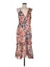 Vone Floral Pink Cocktail Dress Size 8 - photo 1