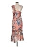 Vone Floral Pink Cocktail Dress Size 8 - photo 2