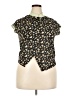 Unbranded Black Short Sleeve Blouse Size 2X - photo 1