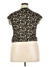 Unbranded Black Short Sleeve Blouse Size 2X - photo 2