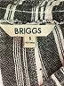 Briggs Stripes Silver Linen Pants Size S - photo 8