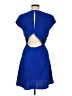 Babaton 100% Polyester Solid Blue Casual Dress Size 8 - photo 2