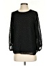 West Kei 100% Polyester Black 3/4 Sleeve Blouse Size S - photo 1