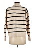 CAARA 100% Wool Stripes Ivory Wool Pullover Sweater Size M - photo 2