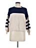 Dreamers Color Block Blue Pullover Sweater Size M - photo 1