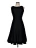 Calvin Klein Solid Black Cocktail Dress Size 6 - photo 1