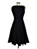 Calvin Klein Solid Black Cocktail Dress Size 6 - photo 2