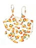 Shein Print Orange Swimsuit Top Size 2X - photo 1