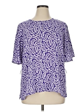 Liz Claiborne Short Sleeve Blouse (view 1)