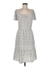 Monteau Paisley Gray Casual Dress Size M - photo 1
