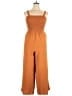 Unbranded Solid Orange Jumpsuit Size XL (estimated) - photo 1